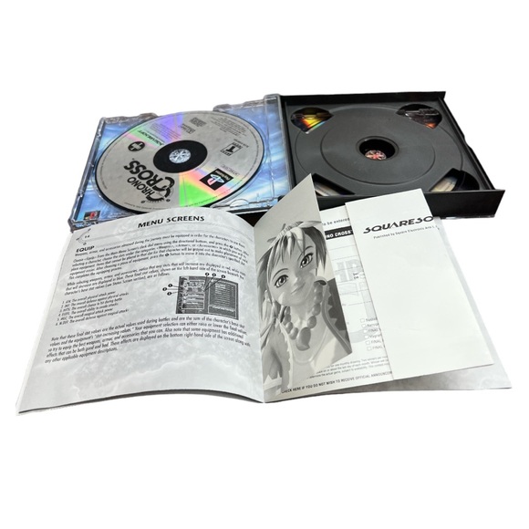 Chrono Cross (Sony PlayStation 1 PS1) w/registration card RARE - Picture 4 of 6